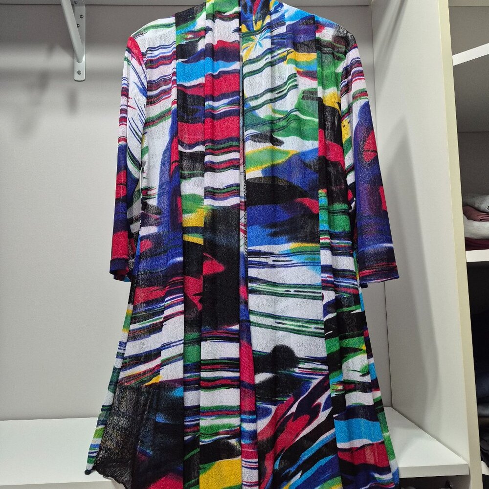 Creation M Multi-colored light-weight jacket. Size M/L.